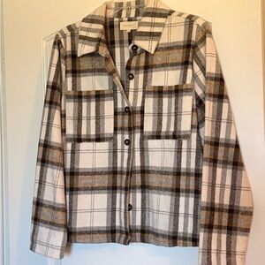 MELLODAY Plaid Utility Jacket/Shacket